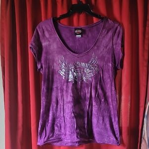 Harley-Davidson Purple Women's Short Sleeve Tee
